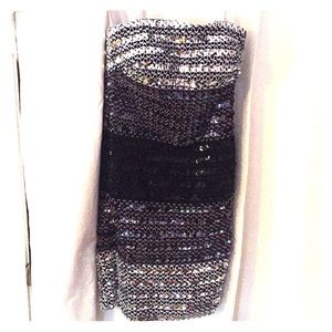 Strapless Sequin Bodycon